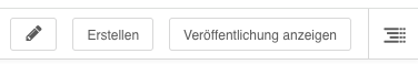 Screenshot der rechten Seite der Steuerleiste im eingeschaltetem Bearbeitungsmodus.