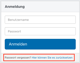 Screenshot der Anmeldung in Permanio.